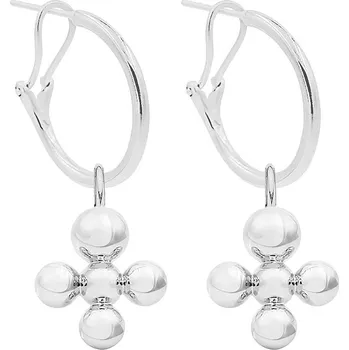 Náušnice Postříbřené náušnice Lilou Luck A03/MARKET/ANS/50 stříbrná SLV, vel. ONE SIZE