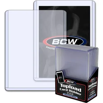 Obal pro sběratelský předmět BCW Plastový toploader 138pt Thick, balení 10 ks