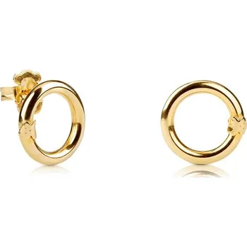 Oblečení a móda Stříbrné pozlacené náušnice Tous Hold 1001383400 zlatá GLD, vel. ONE SIZE