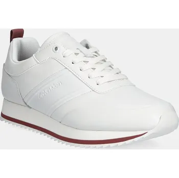 Pánská móda Sneakers boty Calvin Klein LOW TOP LACE UP LTH HF HM0HM01553 bílá 00X, EUR 44