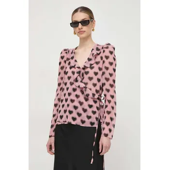 Dámská halenka Halenka Silvian Heach GPP24348BL růžová 30X, vel. 34