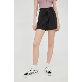 Dámské kraťasy Kraťasy Superdry dámské, černá barva, hladké, high waist W7110297A.02A 99X, vel. XS