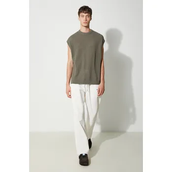 Dámská vesta Bavlněná vesta MKI MIYUKI ZOKU Loose Gauge Vest zelená barva, LOOSE.GAUGE.VEST 78X, vel. XL