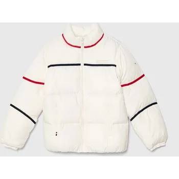 Dívčí bunda Dětská bunda Tommy Hilfiger KS0KS00593.9BYH béžová 01X, vel. 164