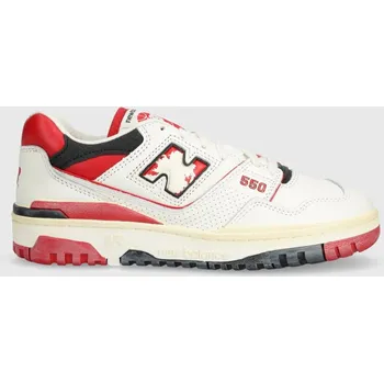 Pánské tenisky Kožené tenisky New Balance BB550VGA bílá barva, BB550VGA 00X, EUR 41.5