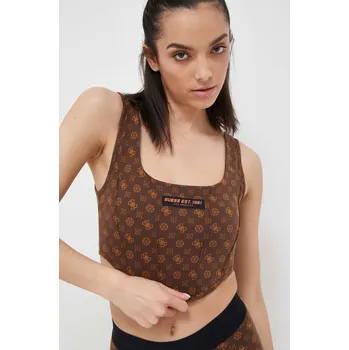 Top Guess dámský, hnědá barva V3YP01.MC04N 89A, vel. XL