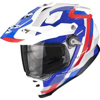 Motodoplněk SCORPION přilba ADF-9000 AIR Patrol white/blue/red - XL