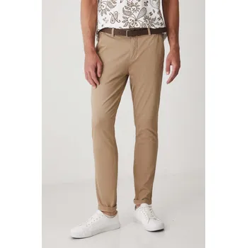 Kalhoty Medicine pánské, béžová barva, přiléhavé RW24.SPM010 80A, vel. S