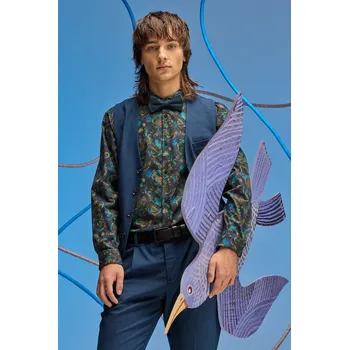 Pánská košile Košile Medicine pánská, více barev, slim, s klasickým límcem RW24.KDMB11 vícebarevná MLA, vel. M