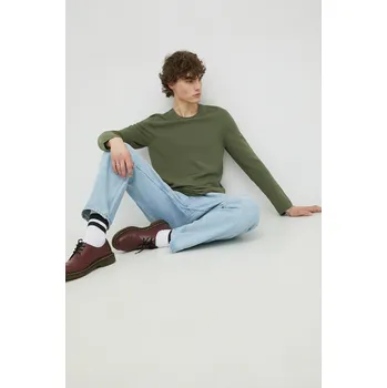 Pánský svetr Bavlněný svetr Marc O'Polo M21502360026 zelená 81X, vel. S