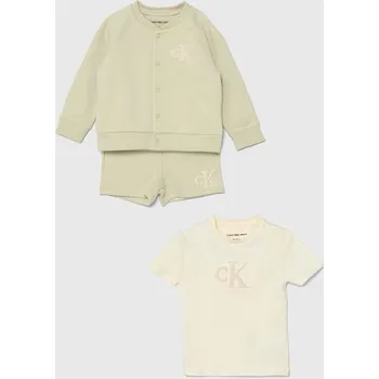 Kojenecká souprava Kojenecká sada Calvin Klein Jeans IN0IN00184.PPYH béžová 02X, vel. 86