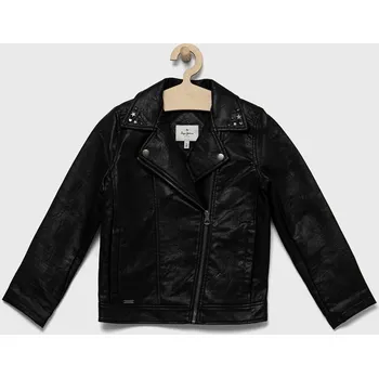 Chlapecká bunda Dětská bunda Pepe Jeans černá barva PG401055.999 99X, vel. 178/180