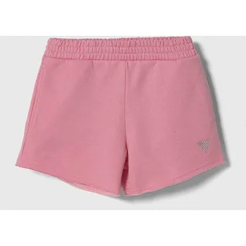Dívčí oblečení Dětské kraťasy Guess J4GD25.K8802.PPYH růžová 30X, vel. 118-122