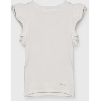 Dětské tričko Pepe Jeans QUANISE PG503086 bílá 00X, vel. 116