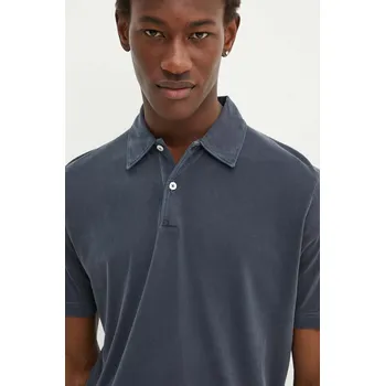 Pánské tričko Bavlněné polo tričko Marc O'Polo tmavomodrá barva M24221053056 59A, vel. S