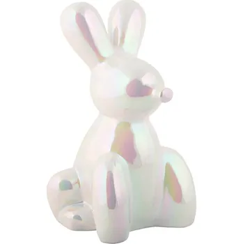 Dekorativní figurka Present Time Balloon Bunny Large PT4229WH vícebarevná MLC