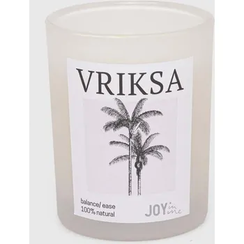 Svíčka Svíčka pro cvičení jógy a meditace JOYINME Vriksa bílá 00X