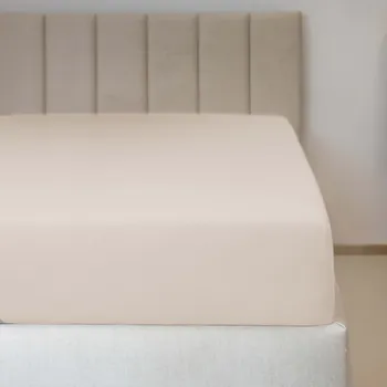 Prostěradlo Prostěradlo jersey č.27 šampáňo 140x200