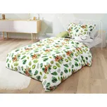 Bavlněné povlečení do postýlky LENOCHOD bílé