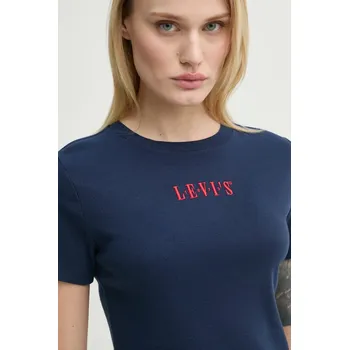 Pánské tričko Bavlněné tričko Levi's A8798 námořnická modř 59X, vel. L