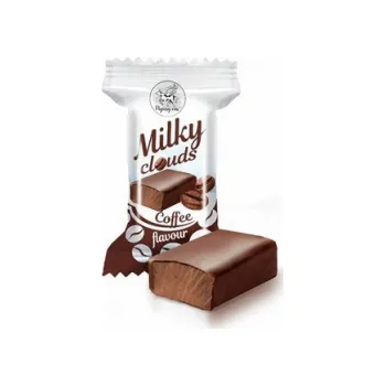 Bonbon Mléčné obláčky kávové v polevě 1 kg