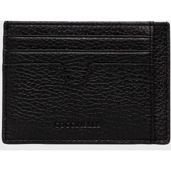 Peněženka Kožené pouzdro na karty Coccinelle černá barva E2.MUK.87.01.01 99X, vel. ONE SIZE