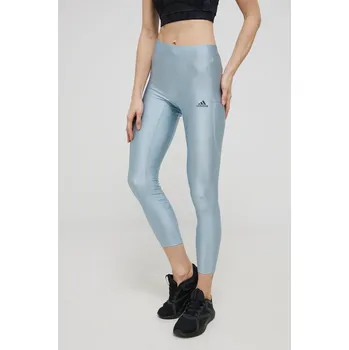 Dámské legíny Legíny adidas Performance HF1981 dámské, hladké modrá 50X, vel. L