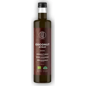 Coconut Syrup - Dark, Kokosový sirup - tmavý, BIO 500ml