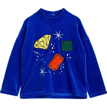 Chlapecká mikina Dětská mikina Mini Rodini 2412013660 námořnická modř 59X, vel. 140-146