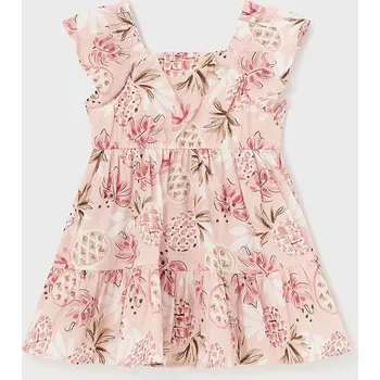 Kojenecké oblečení Dětské bavlněné šaty Mayoral 1918.4F.Baby.PPYH růžová 30X, vel. 68