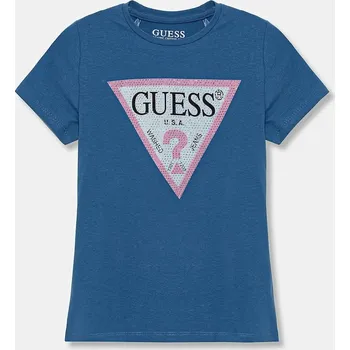 Dětská móda Dětské tričko Guess J2YI51.K6YW1.PPYX modrá 95X, vel. 122-125