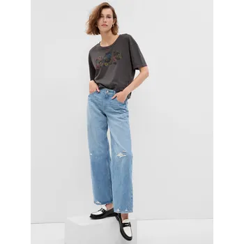 GAP Dámské Tričko s květinovým logem 540598-01 Velikost: XS Tričko zdarma při nákupu nad 3000,-!