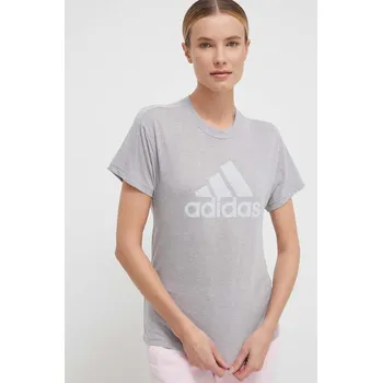 Pánské tričko Tričko adidas IC0501 šedá 90X, vel. L