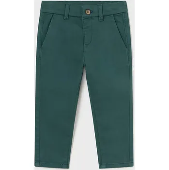 Kojenecké oblečení Kojenecké kalhoty Mayoral zelená barva, hladké, 521 521.3A.Baby.9BYH 67X, vel. 74