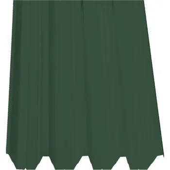 plechová krytina SATJAM Plech trapézový SAT50 střešní PE25 tl. 0,5 mm RAL 6005 tmavě zelený