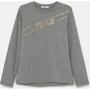 Dětské tričko s dlouhým rukávem Pinko Up šedá barva, F4PIJGTH066 90X, vel. 164