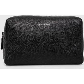 Kosmetická taška Kožená kosmetická taška Coccinelle E5.MUK.95.G0.01.001 černá 99X, vel. ONE SIZE