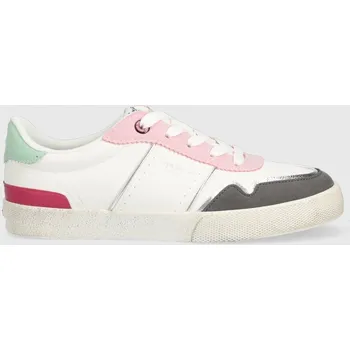Dámská obuv Sneakers boty Pepe Jeans PGS30597 bílá 00X, EUR 38