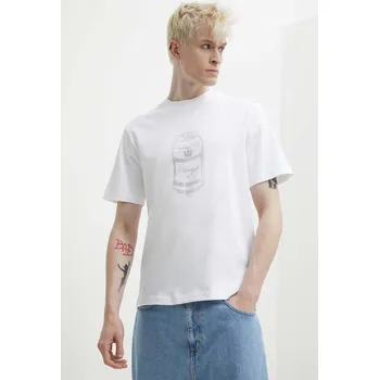 Bavlněné tričko HUGO 50513832 bílá 00X, vel. XS