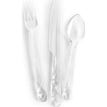 Příbor Sada příborů pro 4 osoby Sagaform Picknick Juni 12-pack 5018136 průhledná TSP