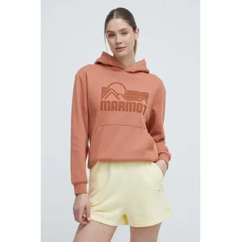 Dámská mikina Tepláková mikina Marmot Coastal M14262 oranžová 22X, vel. S
