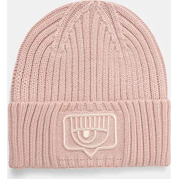 Čepice Čepice z vlněné směsi Chiara Ferragni 77SBZK33 růžová 03X, vel. ONE SIZE