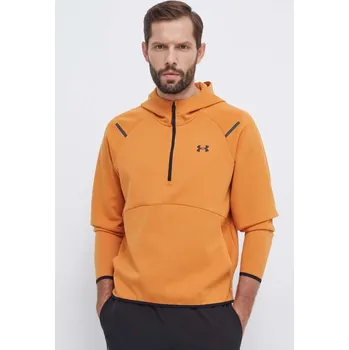 Dámské oblečení Tréninková mikina Under Armour Unstoppable 1379811 oranžová 22X, vel. XL