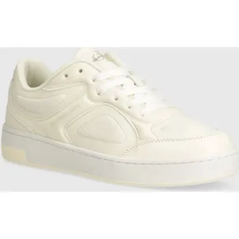 Pánské tenisky Sneakers boty Calvin Klein Jeans BASKET CUPSOLE LOW MIX IN MTL YW0YW01462 béžová 02X, EUR 39