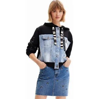 Dámská sukně Džínová sukně Desigual mini 23SWFD17 modrá 55J, vel. S