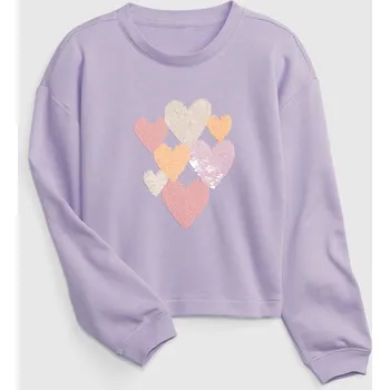 Dívčí mikina GAP Dívčí Dětská mikina s flitry 602863-02 Velikost: XXL Tričko zdarma při nákupu nad 3000,-!