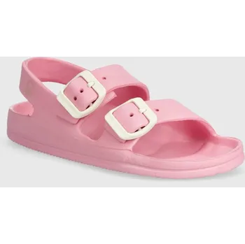Dívčí sandály Dětské sandály United Colors of Benetton růžová barva 8PUWGD00Z.P.Seasonal 30X, EUR 20