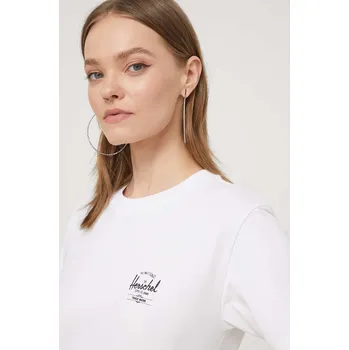 Pánské tričko Bavlněné tričko Herschel 50293.01821 bílá 00X, vel. M