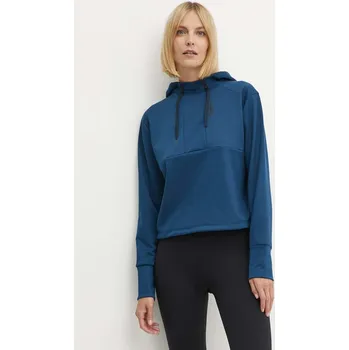 Dámská mikina Mikina Colmar dámská, tmavomodrá barva, s kapucí, hladká 9014.8YI 59X, vel. S