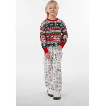 Dívčí svetr Dětský svetr s příměsí vlny Kenzo Kids K15733.102.108 červená 33X, vel. 108